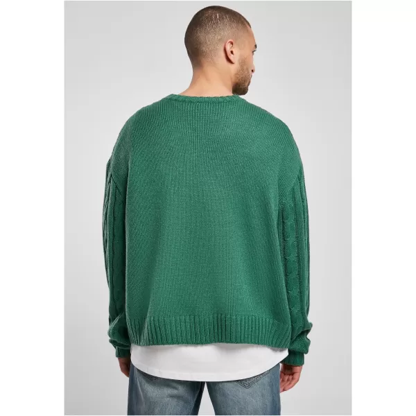  Moški pulover URBAN CLASSICS TB5512 ZELENO 