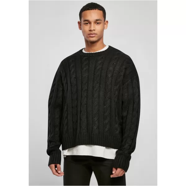  Moški pulover URBAN CLASSICS TB5512 ČRN 