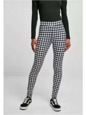 Gamaše URBAN CLASSICS TB4771 BLACK HOUNDSTOOTH