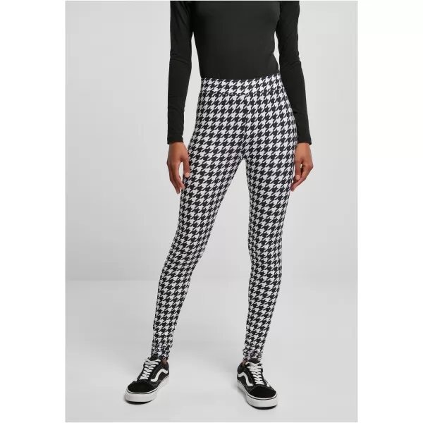  Gamaše URBAN CLASSICS TB4771 BLACK HOUNDSTOOTH 