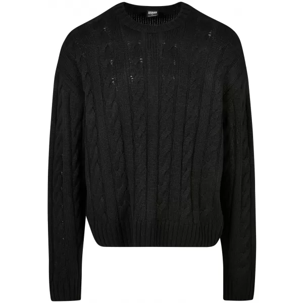  Moški pulover URBAN CLASSICS TB5512 ČRN 