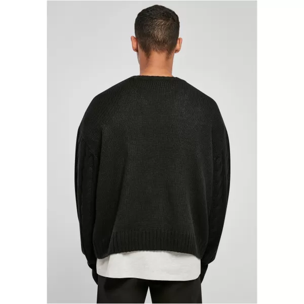  Moški pulover URBAN CLASSICS TB5512 ČRN 
