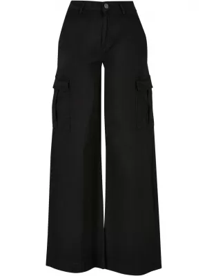 Ženske hlače URBAN CLASSICS TB6040 ČRN