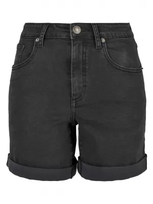 Ženske kratke hlače URBAN CLASSICS TB4796 ČRNO OPRANO