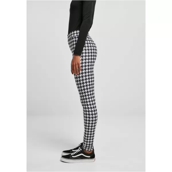  Gamaše URBAN CLASSICS TB4771 BLACK HOUNDSTOOTH 