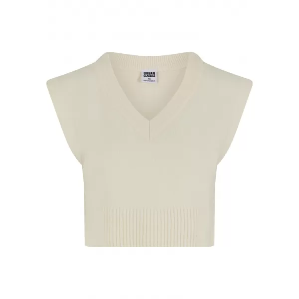  Ženski pulover URBAN CLASSICS TB7460 BELA/PEŠČENA 