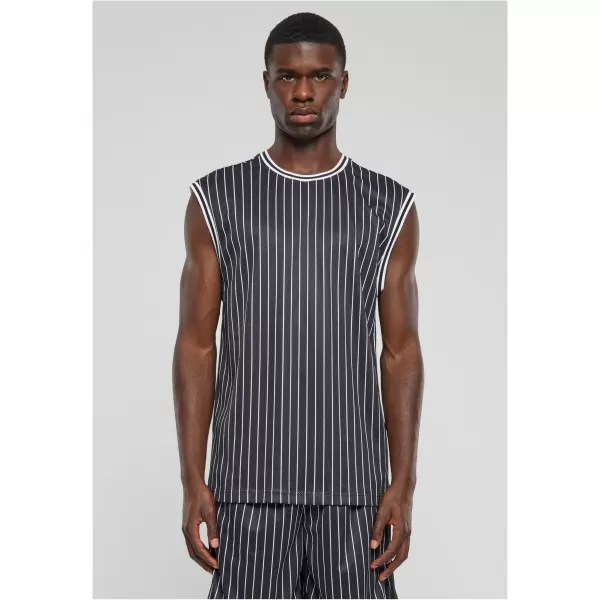  Tank Top URBAN CLASSICS TB6679 ČRNA/BELA 