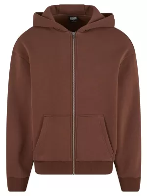 Moški pulover URBAN CLASSICS TB7284 ČOKOLADNO RJAVA