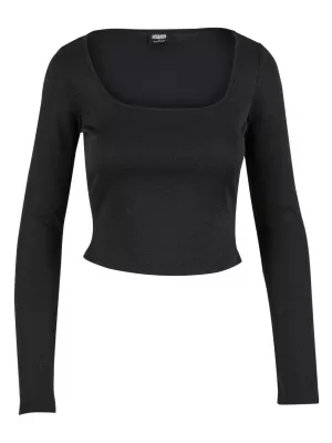 Ženska majica s kratkimi rokavi URBAN CLASSICS TB6996 ČRNA
