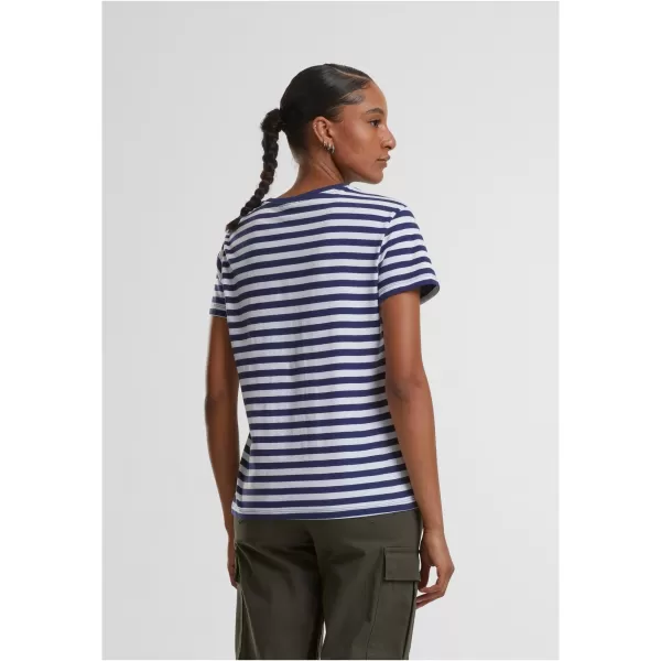  Srajca URBAN CLASSICS TB6826 BELA/TEMNO MODRA 