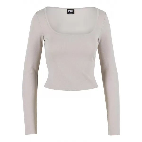 Ženska majica s kratkimi rokavi URBAN CLASSICS TB6996 BELA/PEŠČENA 
