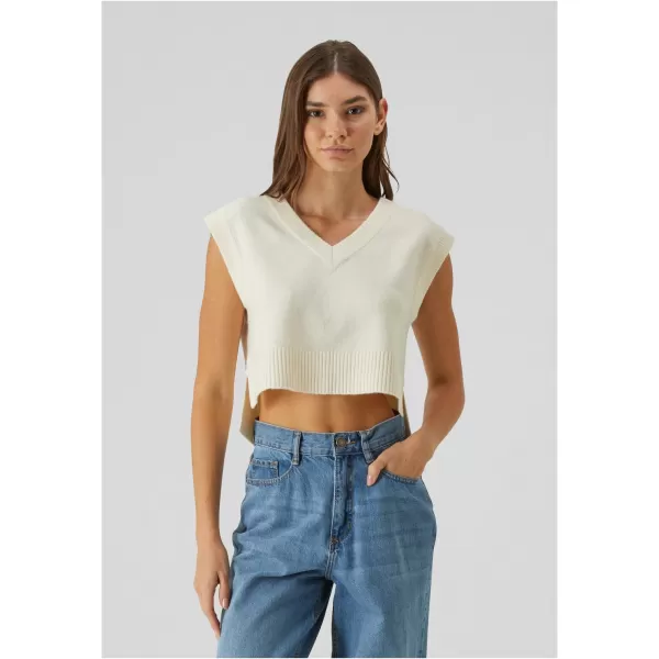  Ženski pulover URBAN CLASSICS TB7460 BELA/PEŠČENA 