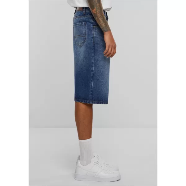  Kratke hlače URBAN CLASSICS TB6639 NOVA SREDNJA MODRA OPRANA 
