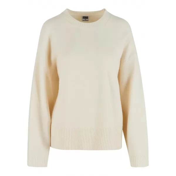  Ženski pulover URBAN CLASSICS TB7094 BELA/PEŠČENA 