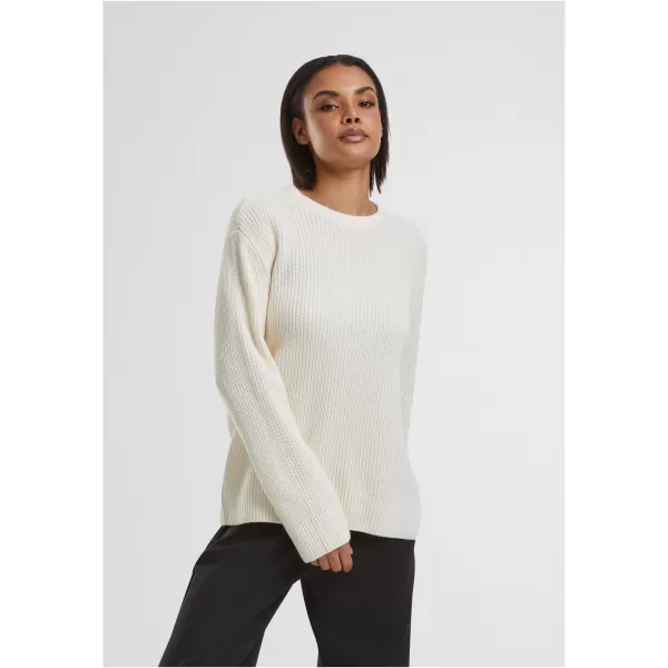  Ženski pulover URBAN CLASSICS TB7116 BELA/PEŠČENA 