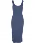 Obleka URBAN CLASSICS TB6190 VINTAGE MODRA