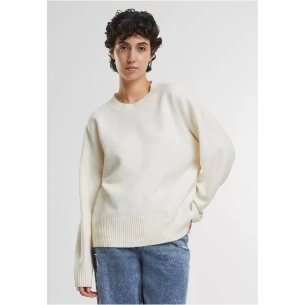  Ženski pulover URBAN CLASSICS TB7094 BELA/PEŠČENA 