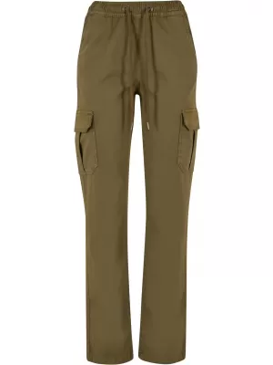 Ženske hlače URBAN CLASSICS TB6158 TINI OLIVE