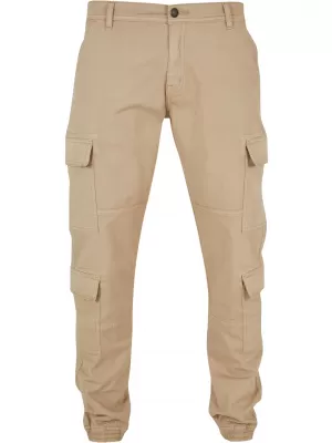 Hlače URBAN CLASSICS TB6351 TOPEL PESEK