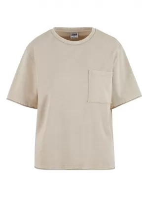 Ženska majica s kratkimi rokavi URBAN CLASSICS TB7465 JEKLENO SIVA