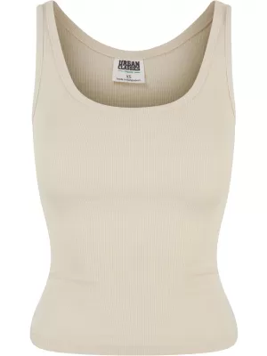 Tank Top URBAN CLASSICS TB6870A BELI PESEK/ČRNA