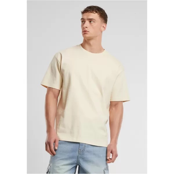  Moška majica s kratkimi rokavi URBAN CLASSICS TB7557 BELA/PEŠČENA 
