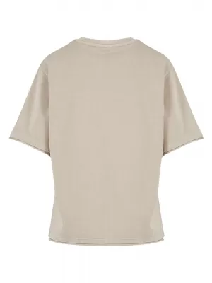 Ženska majica s kratkimi rokavi URBAN CLASSICS TB7465 JEKLENO SIVA