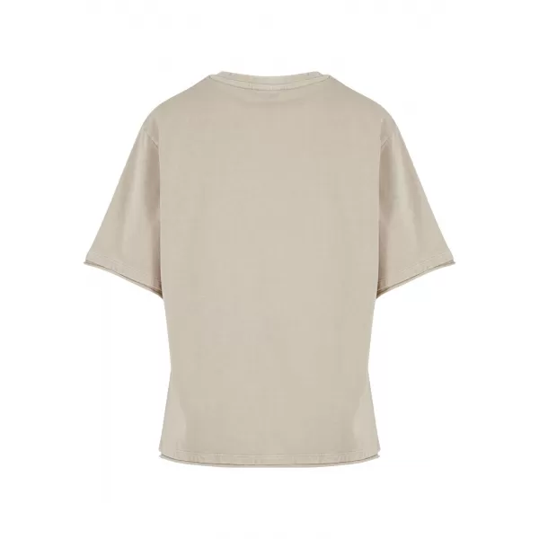  Ženska majica s kratkimi rokavi URBAN CLASSICS TB7465 JEKLENO SIVA 