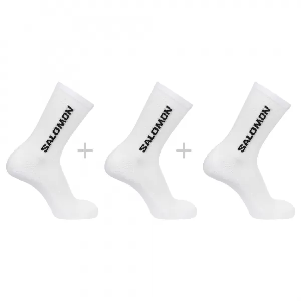  Nogavice SALOMON EVERYDAY CREW 3-PACK LC2086000 BELO/BELO/BELO 