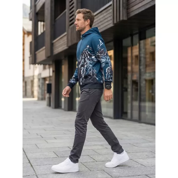  Moška jopica na Zip Premium ALTISPORT VOJ/ALM059MI02 MORNARICA 
