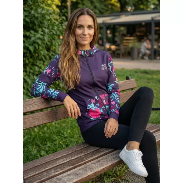  Ženska jopica na zadrgi Premium ALTISPORT VOJ/ALW063MI02 FUCHSIA 