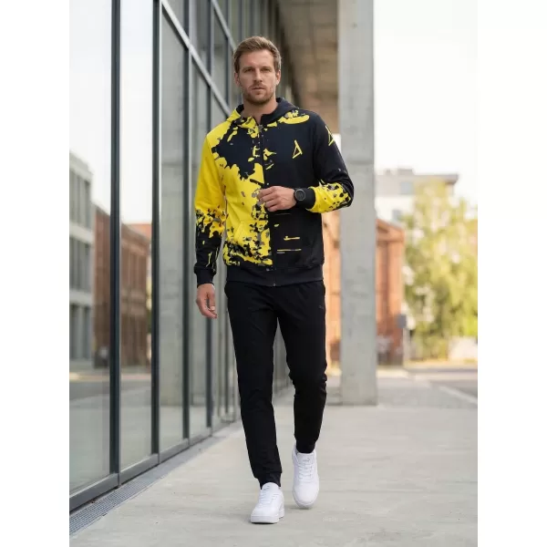  Moški vrhunski pulover z zadrgo ALTISPORT VOJ/ALM057MI02 FLUO RUMENA 