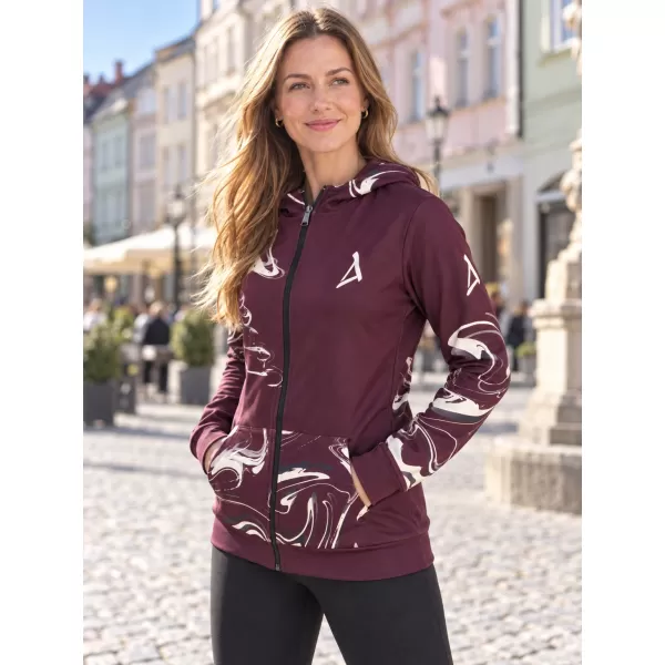  Ženska jopica na zadrgi Premium ALTISPORT VOJ/ALW064MI02 RUDA 
