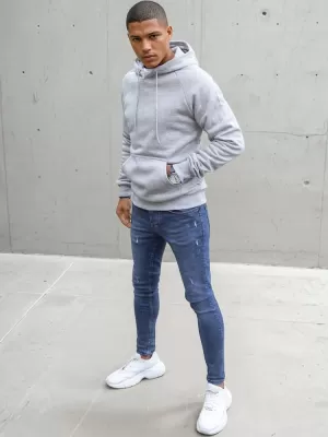Moška jopica DSTREET BX5481 SVETLO SIVA