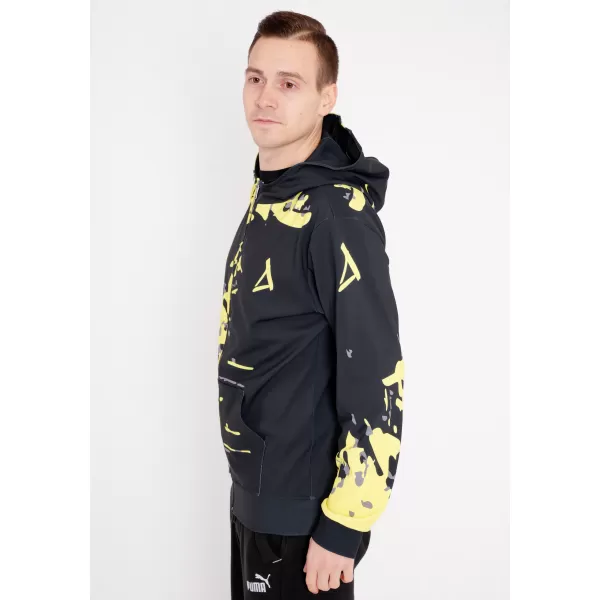 Moški vrhunski pulover z zadrgo ALTISPORT VOJ/ALM057MI02 FLUO RUMENA 