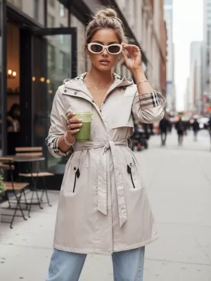 Plašč DSTREET TY4214 BELA