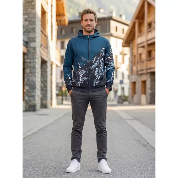  Moška jopica na Zip Premium ALTISPORT VOJ/ALM059MI02 MORNARICA 