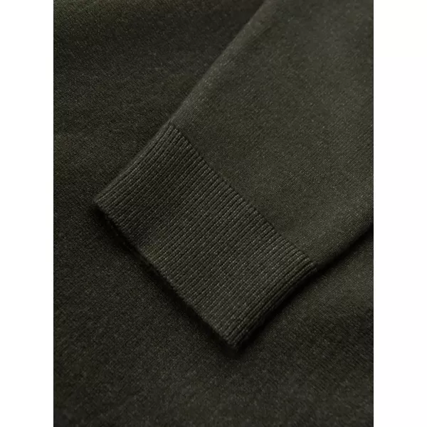  Moški pulover OMBRE OM-SWTN-0125 TEMNA OLJKA 