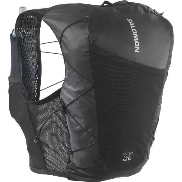  Ženski nahrbtnik SALOMON ACTIVE SKIN 12 WOMEN SET LC2178600 ČRNA/KOVINSKA 
