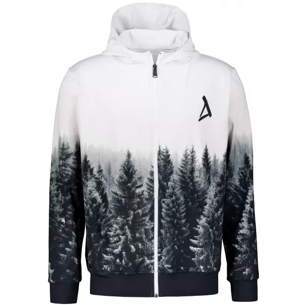  Moška jopica na Zip Premium ALTISPORT VOJ/ALM058MI02 BELA -GRAY 