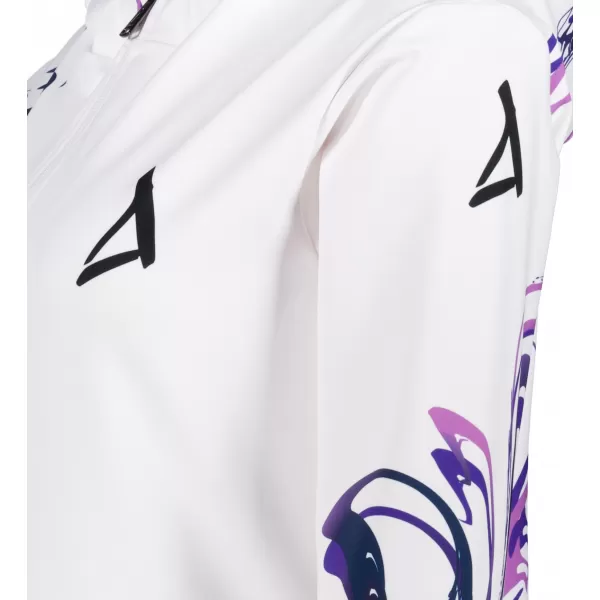 Ženska jopica na zadrgi Premium ALTISPORT VOJ/ALW064MI02 BELA -VIOLET 