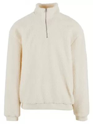 Moški pulover URBAN CLASSICS TB7266 BELA/PEŠČENA