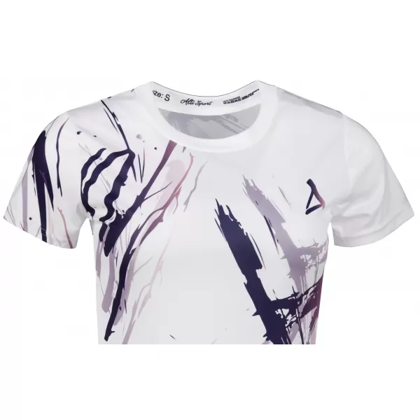  Ženska funkcionalna premija T -shema ALTISPORT VOJ/ALW074TR01 BELA -VIOLET 