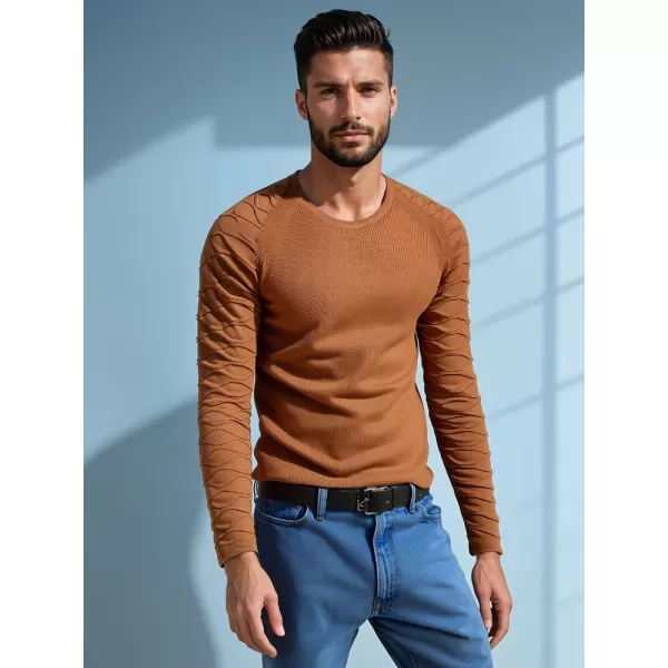  Moški pulover DSTREET WX2289 KAMELA 