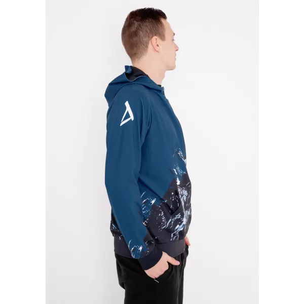  Moška jopica na Zip Premium ALTISPORT VOJ/ALM059MI02 MORNARICA 