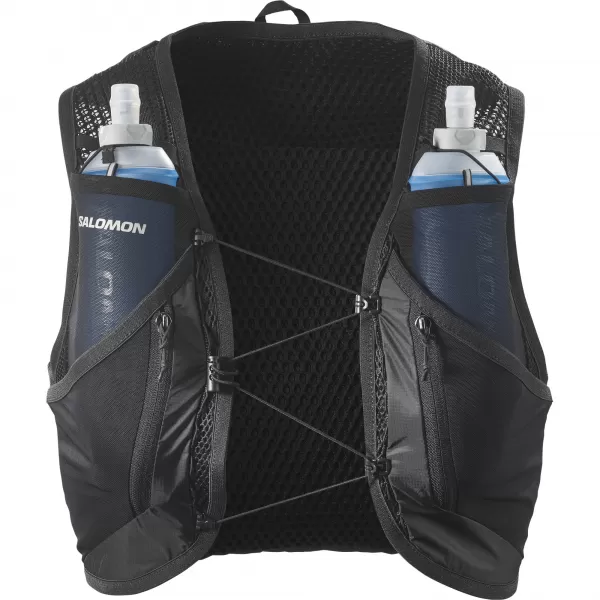  Moški nahrbtnik SALOMON ACTIVE SKIN 12 SET LC2177400 ČRNA/KOVINSKA 