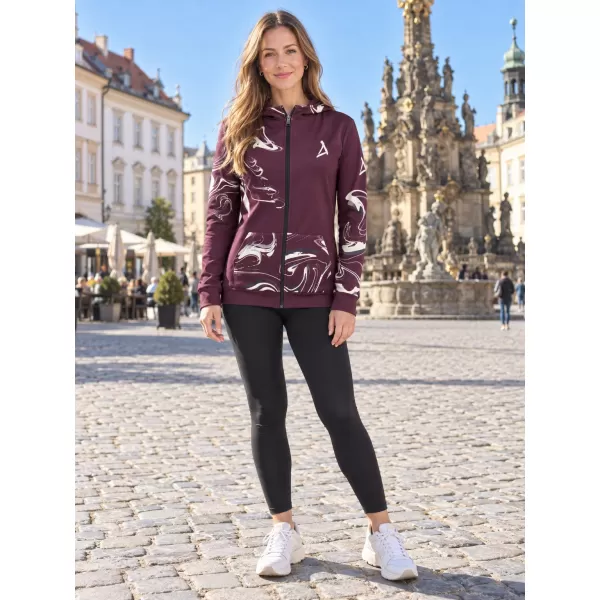  Ženska jopica na zadrgi Premium ALTISPORT VOJ/ALW064MI02 RUDA 