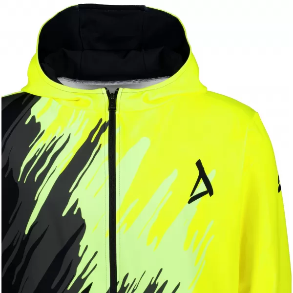  Moška jopica na Zip Premium ALTISPORT VOJ/ALM006MI02 ČRNO -YELLOW 