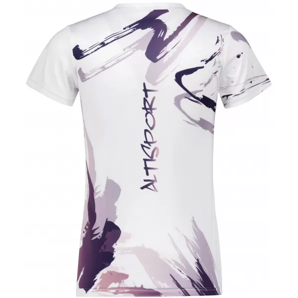 Ženska funkcionalna premija T -shema ALTISPORT VOJ/ALW074TR01 BELA -VIOLET 