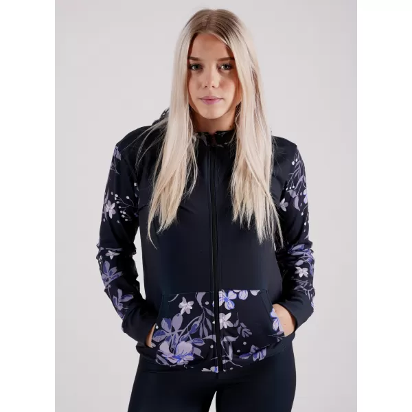  Ženski premium pulover z zadrgo ALTISPORT VOJ/ALW063MI02 ČRNA 